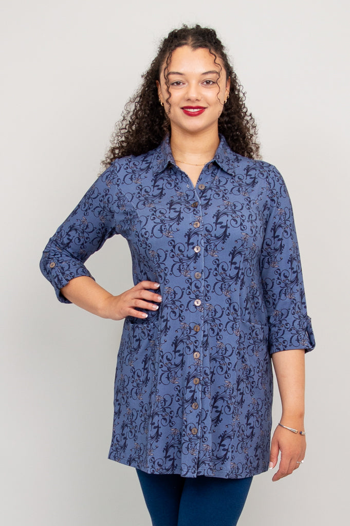 Charlie Tunic - Soft Bamboo Fabric Mexican Style Blouse for Women | Perfect for Summer Vacations & Boho Chic Outfits