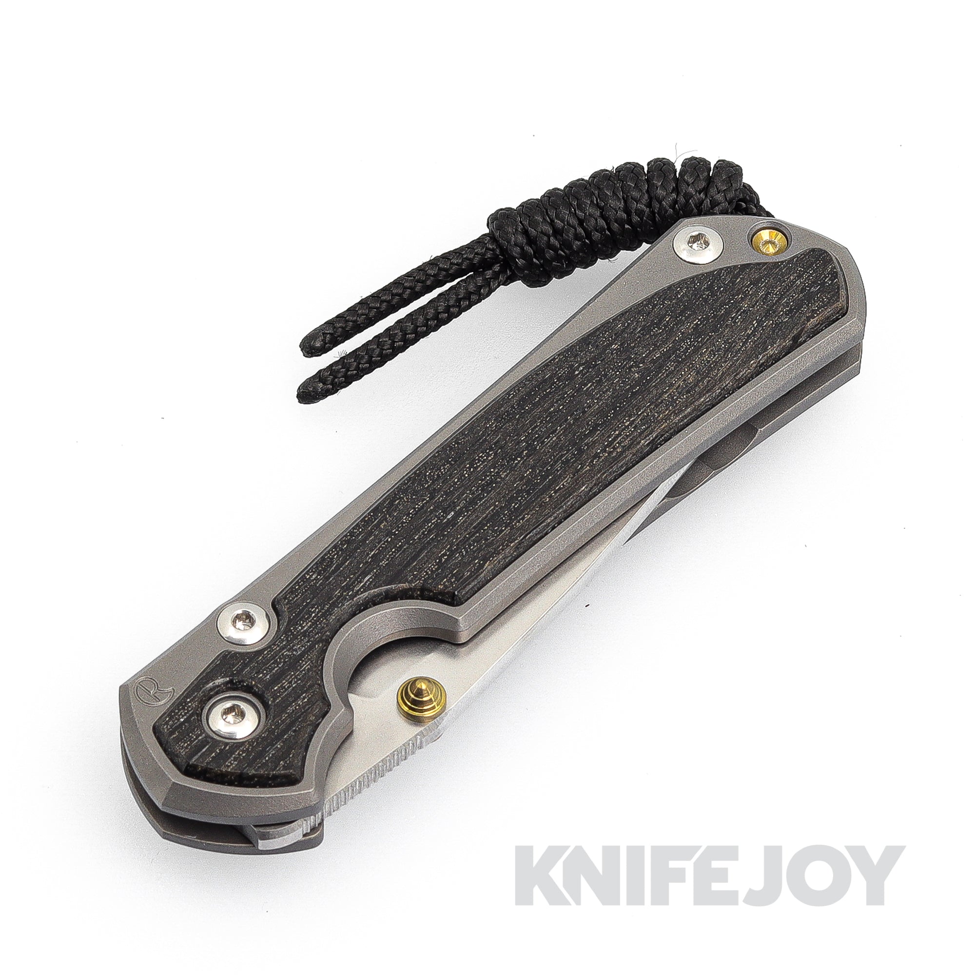 Chris Reeve Knives Small Sebenza 31 Folding Pocket Knife - Magnacut Drop Point Blade, Bog Oak Inlay Handles, Double Gold Lugs - EDC, Outdoor, Camping, Hunting, Survival Gear