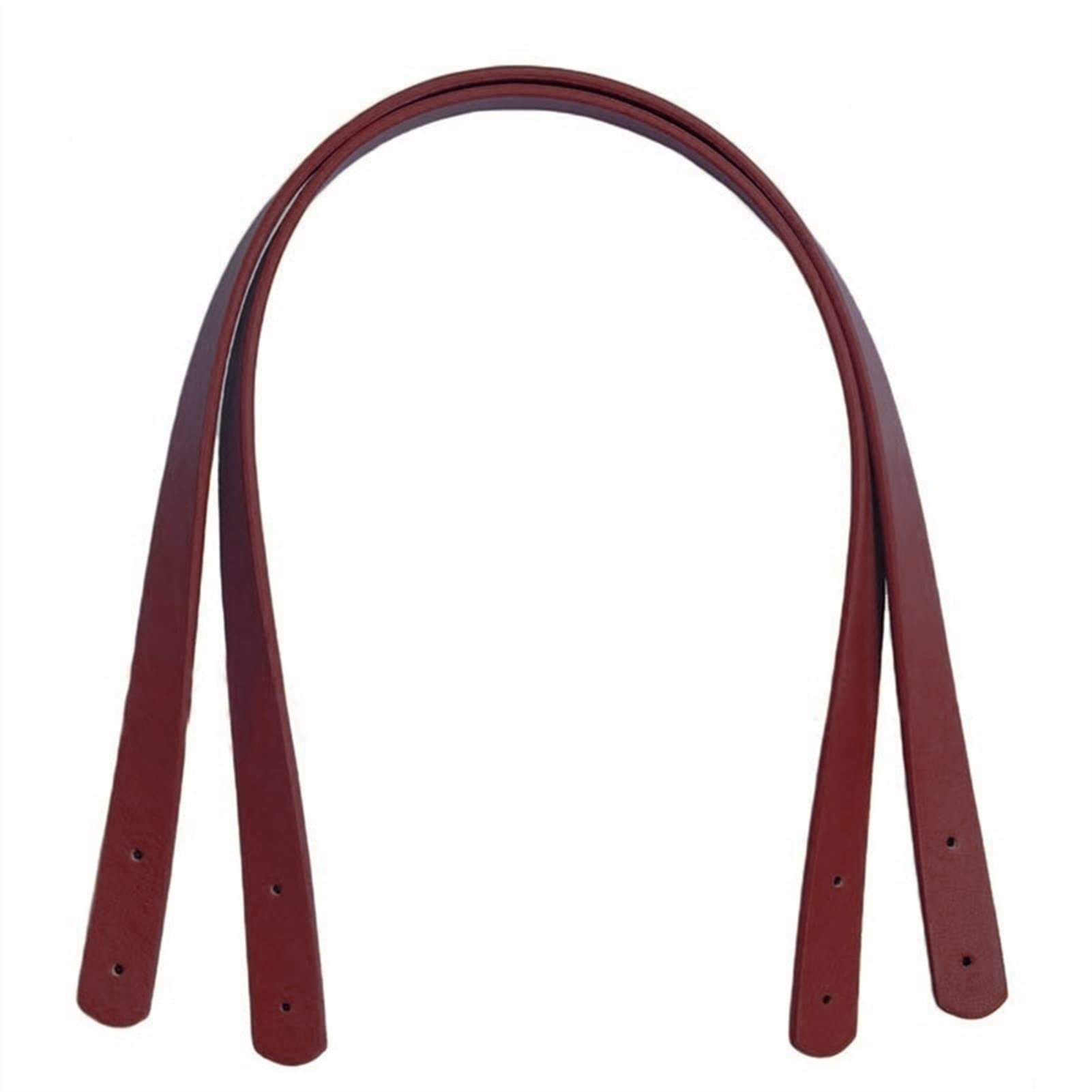 Customizable 2-Piece PU Leather Handbag Replacement Straps - Detachable Shoulder Bag Handle for Women, DIY Crossbody Strap Accessories (Red) | Perfect for Everyday Use, Travel, and Fashionable Outfits