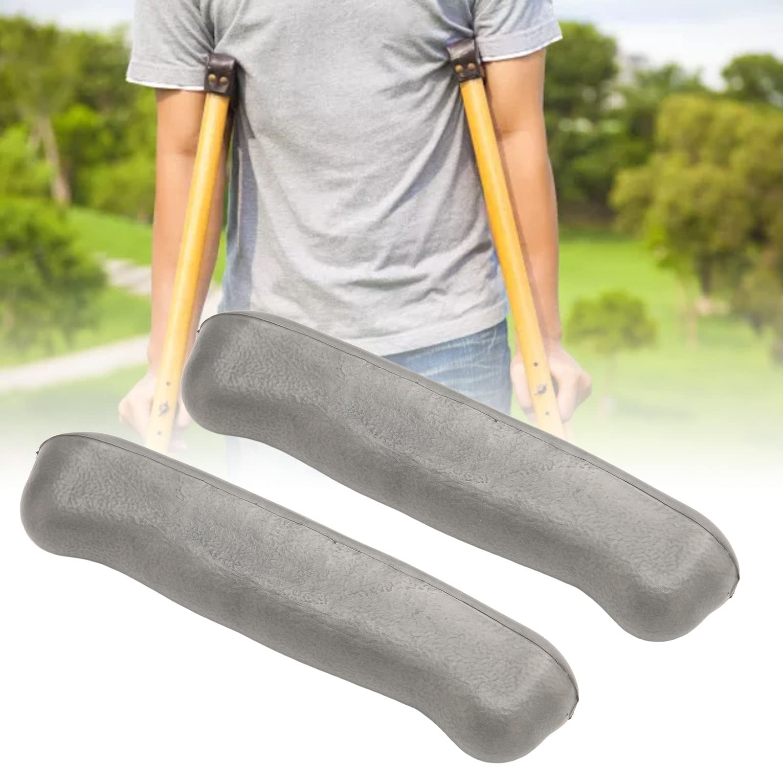 Extra Thick Soft Replacement Crutch Pads - 1 Pair Cushioned Underarm Support for Crutches | Comfortable & Durable for Athletes, Injury Recovery & Daily Mobility