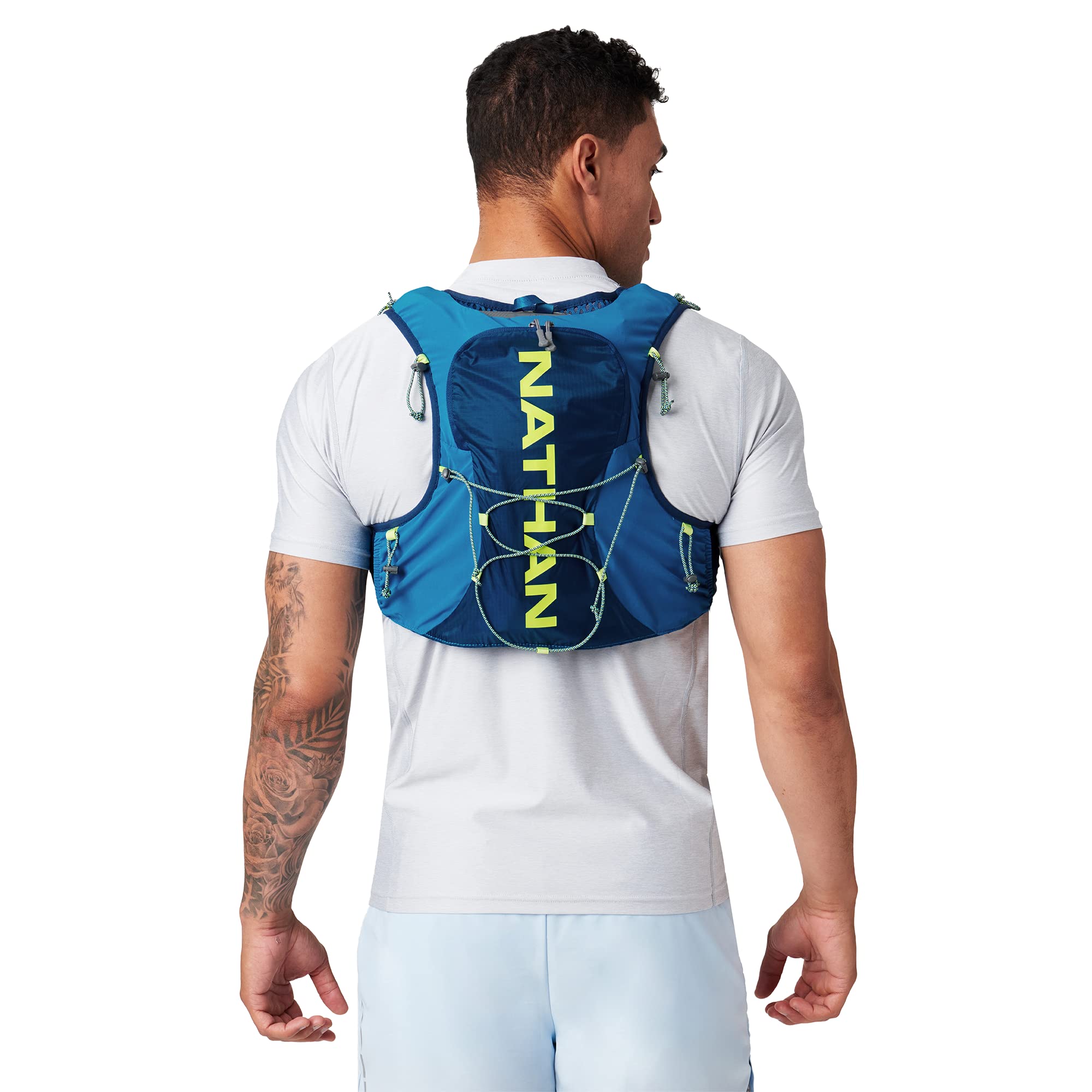 Nathan Vapor Air 3.0 Hydration Vest - 7L Capacity with 2L Water Bladder, Breathable Air Mesh Shoulder Straps, Multiple Storage Pockets | Perfect for Running, Hiking & Outdoor Adventures