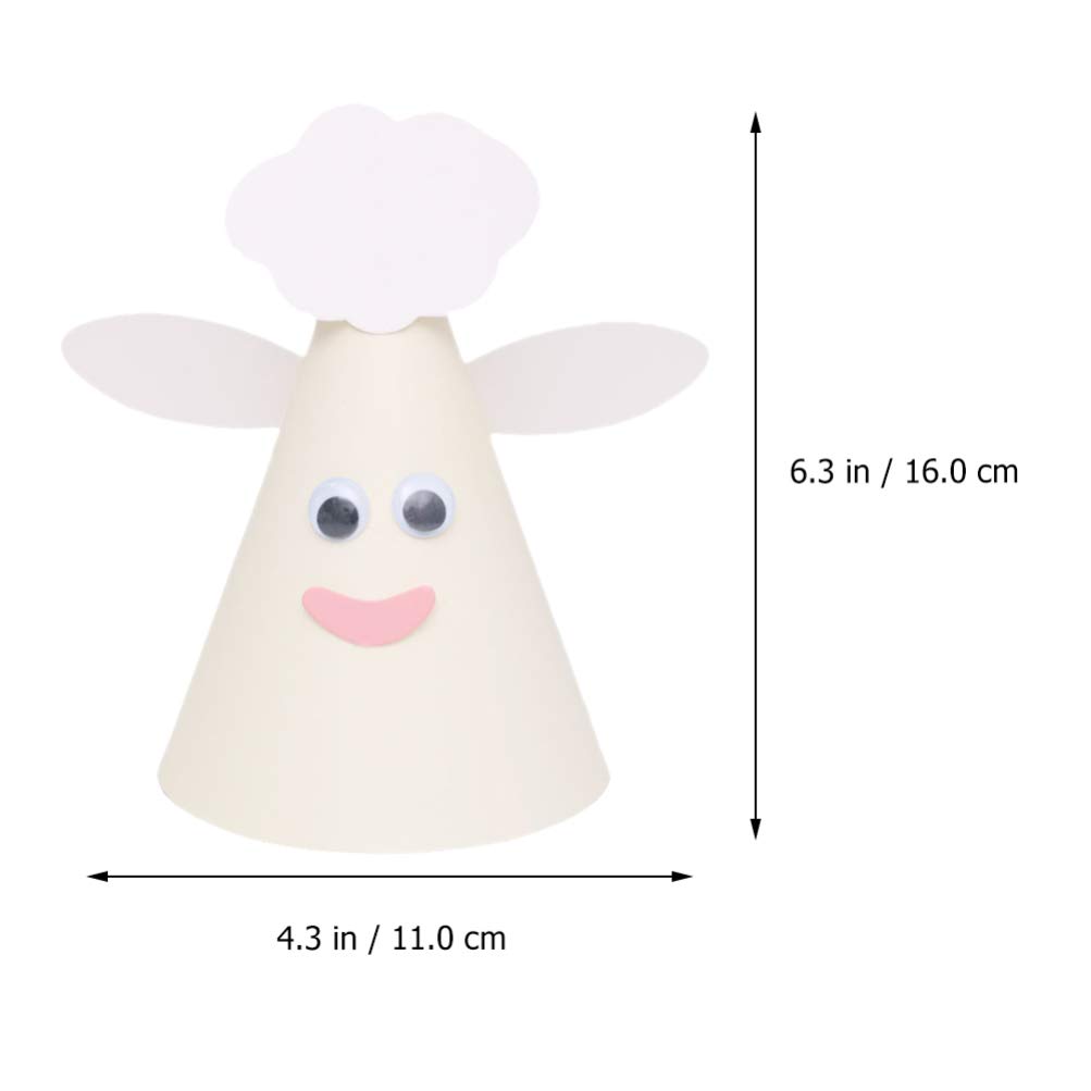 ABOOFAN 5 Pack Baby Birthday Party Hats - Cute Animal Cartoon Design Glitter Paper Hats for Kids Birthday, New Year & Shower Celebrations - Perfect for 1st Birthday, Photo Props & Themed Parties