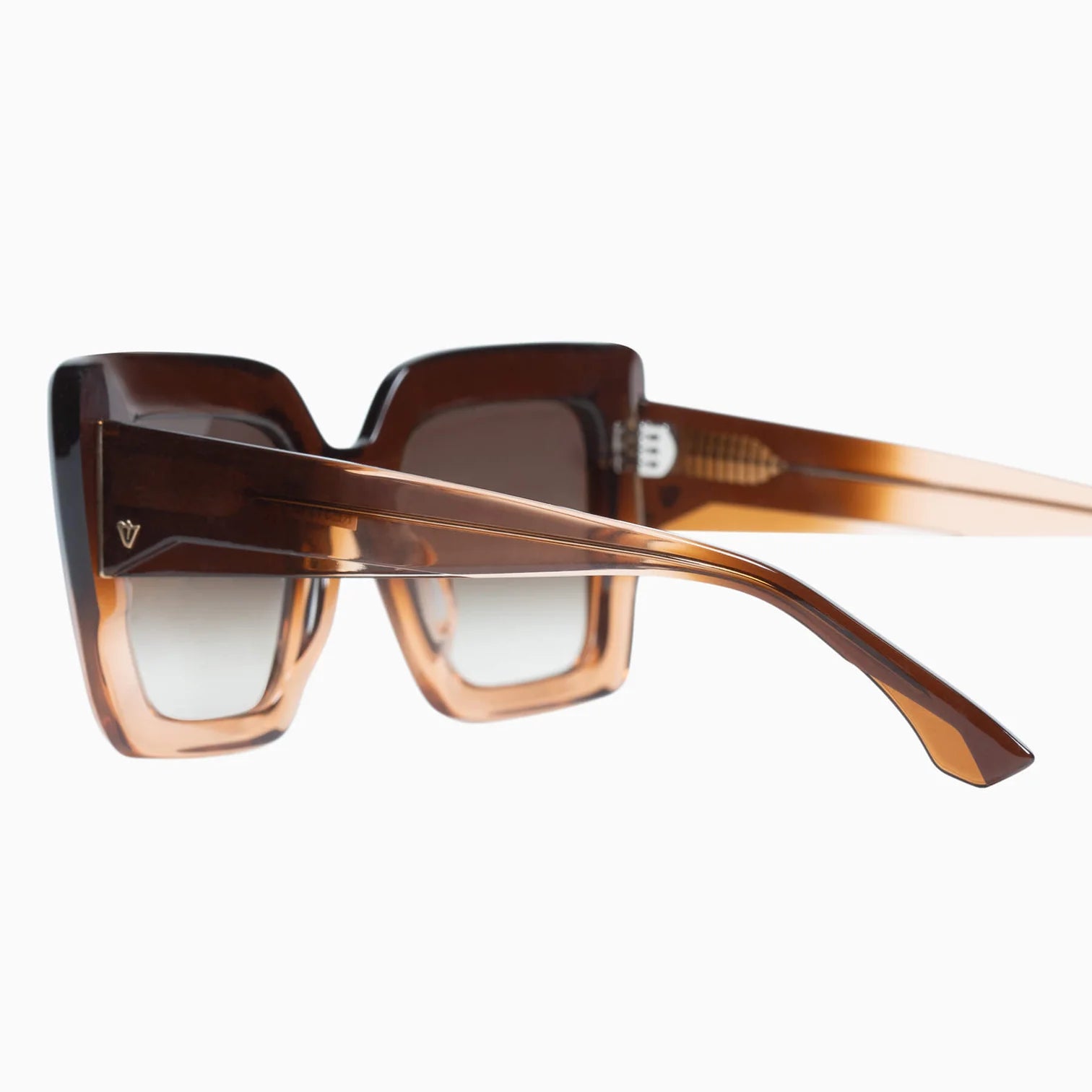 Amour Cola Fade/Brown Gradient Lens Sunglasses - Stylish UV Protection Shades for Outdoor Activities, Driving & Fashion