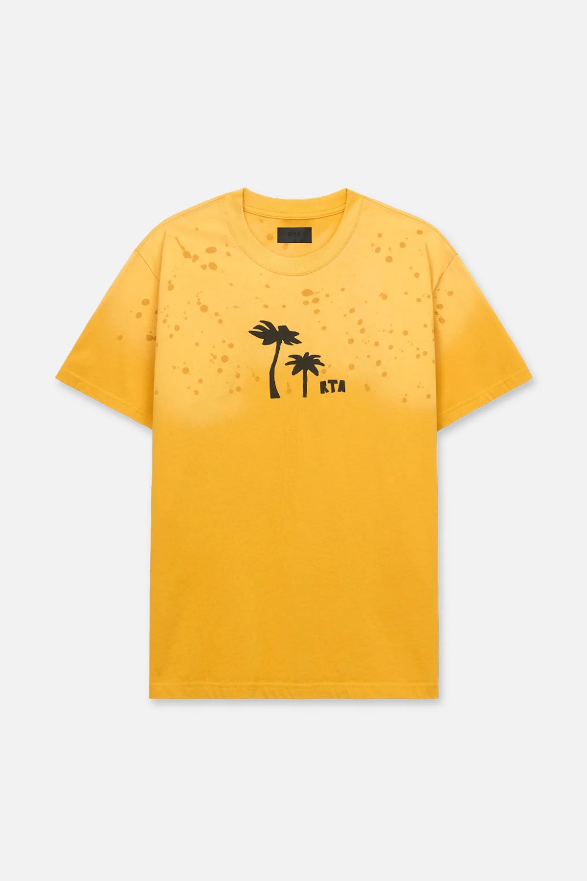 RTA Colin Sunset Palm Trees T-Shirt - Soft Cotton Graphic Tee for Men & Women - Perfect for Beach Vacations & Summer Outfits