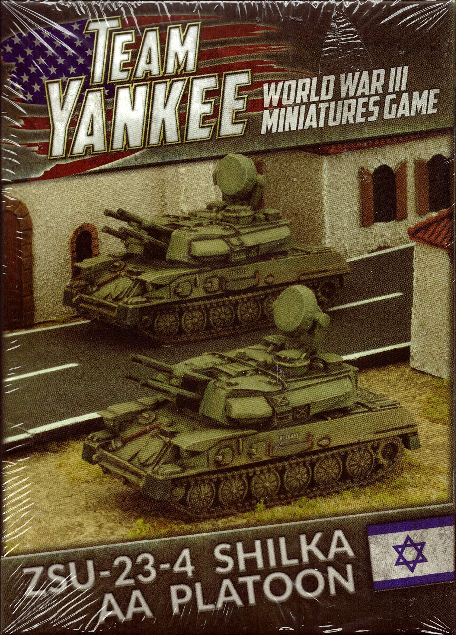ZSU-23-4 Shilka Anti-Aircraft Tank Platoon - Israel Military Model Kit (TIBX06) for Wargaming & Historical Collectors | Scale Model Building & Tabletop Strategy Games