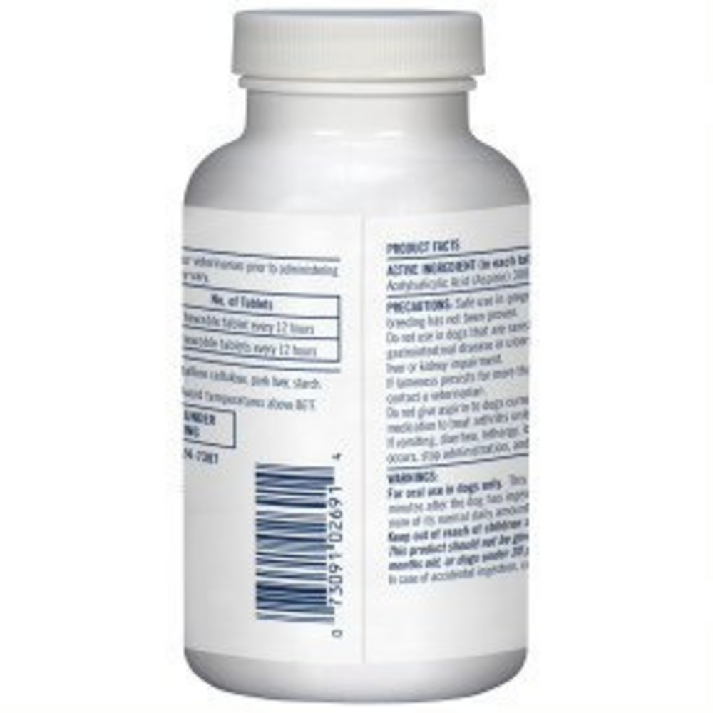 Pet Armor Aspirin Chewable Tablets for Dogs - Pain Relief & Anti-Inflammatory Medication for Joint Pain, Arthritis & Post-Surgery Recovery - Easy-to-Give Beef Flavored Chewables for Canine Comfort