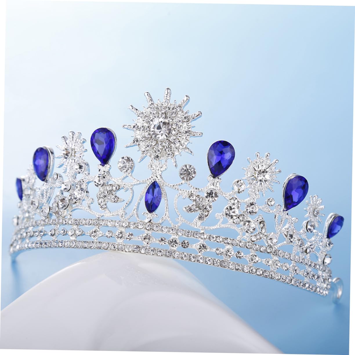 FOMIYES Vintage Crystal Bridal Tiara Crown for Women - Elegant Wedding Headpiece with Rhinestones, Perfect for Brides, Prom, Pageants & Special Occasions