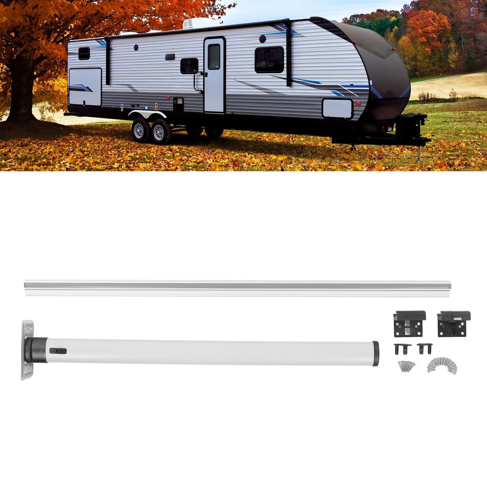Foldable RV Removable Table Leg - 28.7 Inch Aluminum Alloy Pedestal Stand with Easy Installation for RV, Yachts & Camping | Perfect for Outdoor Dining, Road Trips & Small Space Living