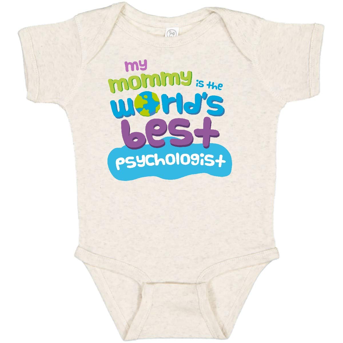 Inktastic Psychologist Mom Baby Gift - Funny Psychologist Baby Bodysuit for Newborns & Infants - Perfect for Holidays, Birthdays & Special Occasions