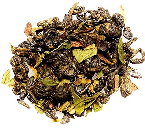 Nelson's Tea - Premium Moroccan Mint Green Loose Leaf Tea | Gunpowder Green Tea & Peppermint Leaves Blend | 2 oz | Perfect for Relaxation, Afternoon Tea & Digestive Health