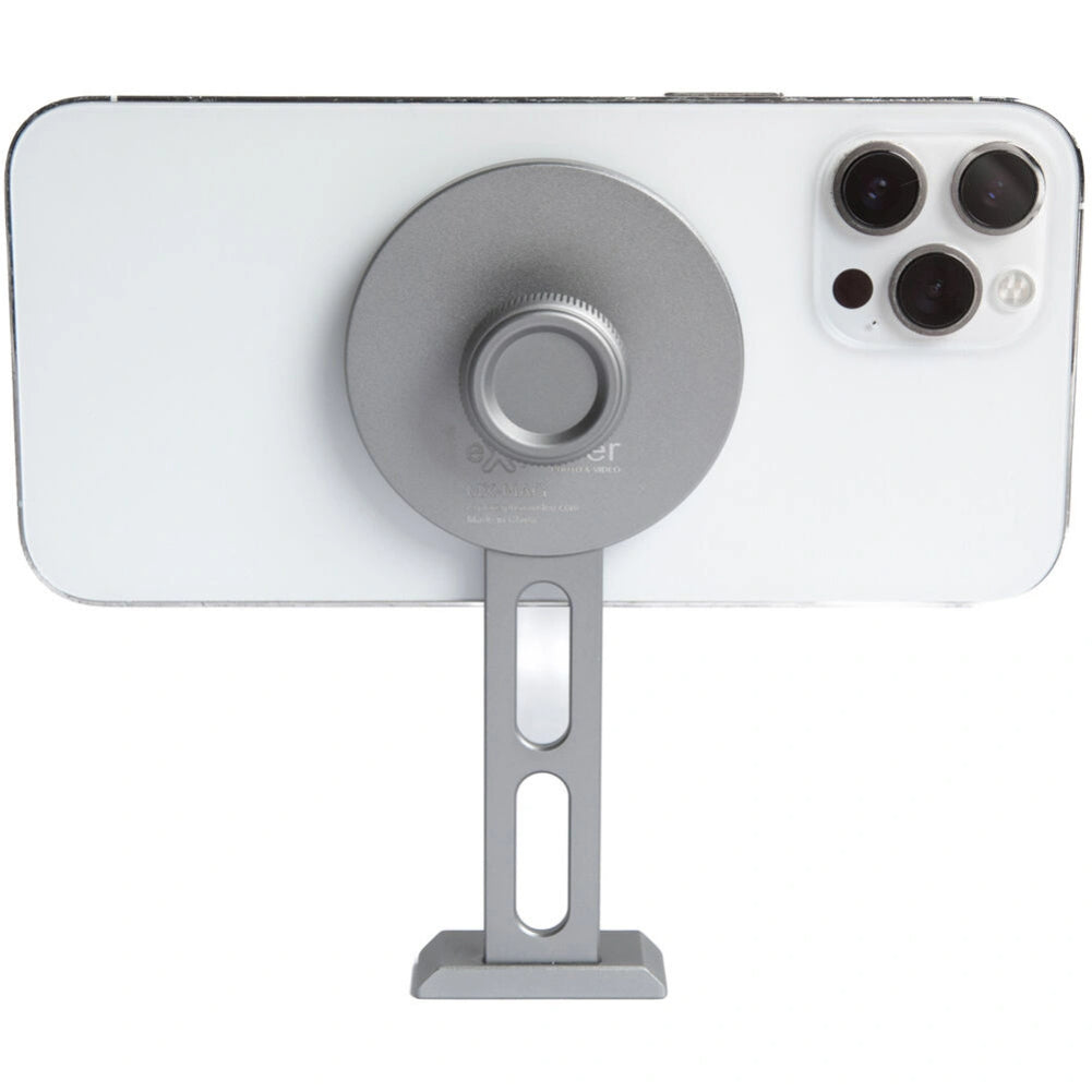 Explorer MX MAG Magnetic Tripod Phone Mount for MagSafe - Universal Smartphone Holder for iPhone 14/13/12, Samsung Galaxy - Perfect for Vlogging, Live Streaming & Hands-Free Video Calls