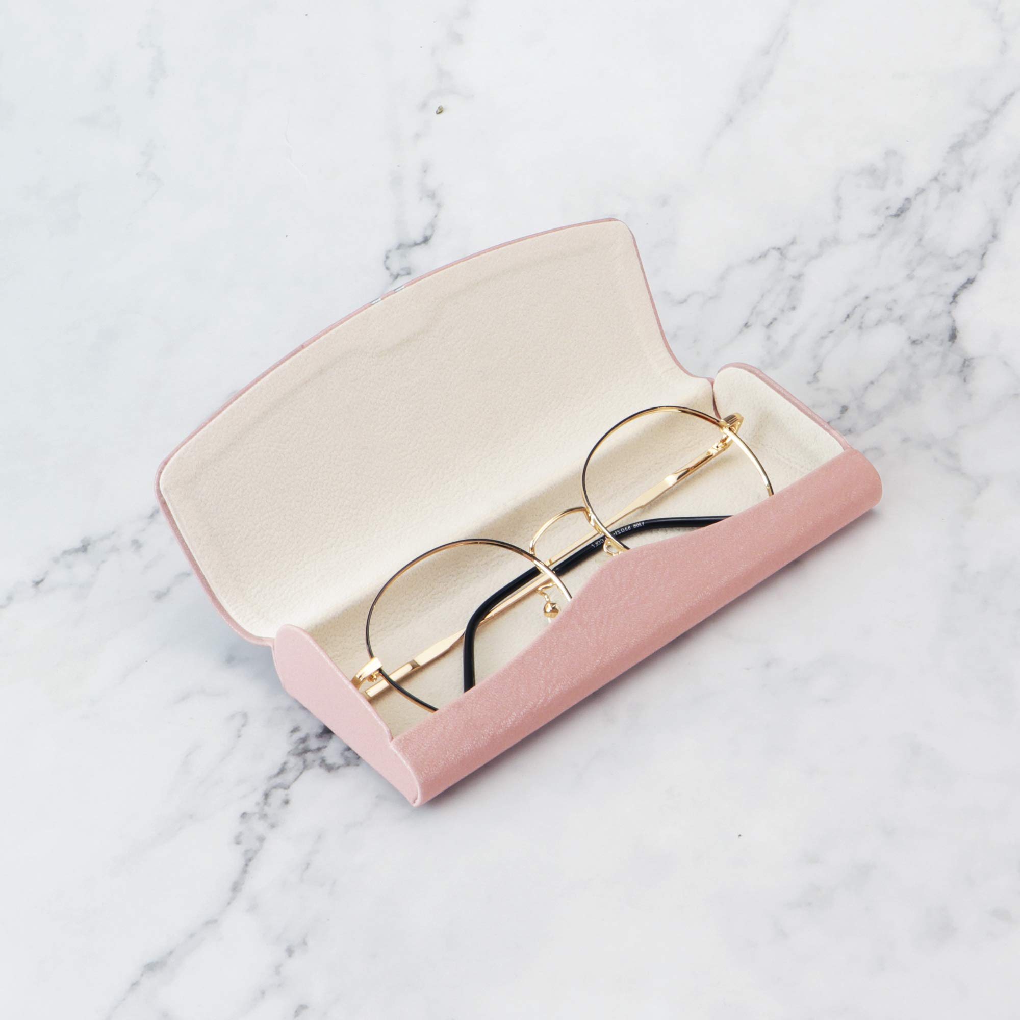 Durable Hard Shell Eyeglass Case for Men, Women & Kids - Protective Sunglasses & Eyeglasses Holder - Perfect for Travel, School & Daily Use