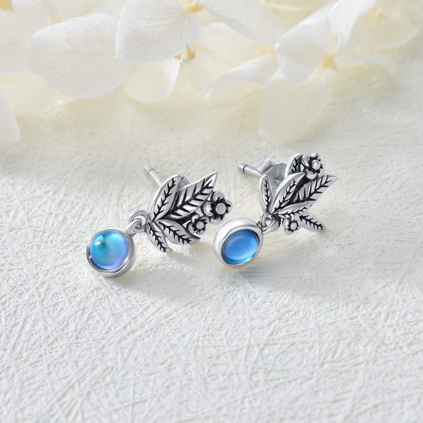 Sterling Silver Origami Hummingbird Stud Earrings for Women - Minimalist Circle Snake Jewelry Set - Perfect Gift for Her, Birthday & Anniversary - Everyday Wear & Special Occasions