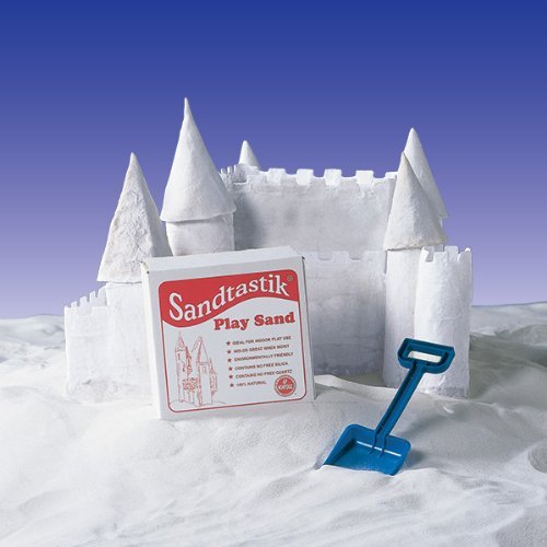 Sandtastik White Play Sand - 50lb Premium Non-Toxic Sensory Sand for Kids | Safe Indoor & Outdoor Sandbox, Sensory Bins, Arts & Crafts Activities