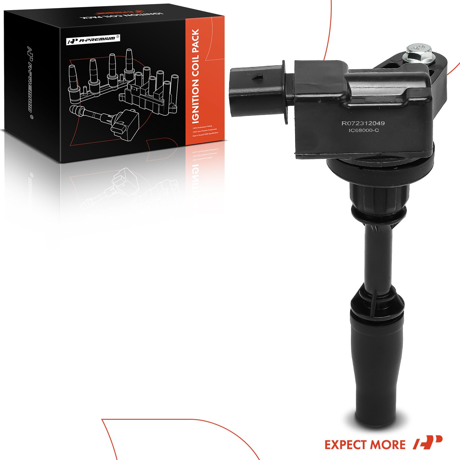 Premium Ignition Coil Replacement for Buick Envision 2016-2020, Cadillac ATS 2013-2019, Chevrolet Equinox 2018-2020, Impala 2014-2019, Malibu 2013-2018 | Compatible with 2.0L, 2.4L, 2.5L Engines | Improves Engine Performance & Fuel Efficiency for GM Vehicles