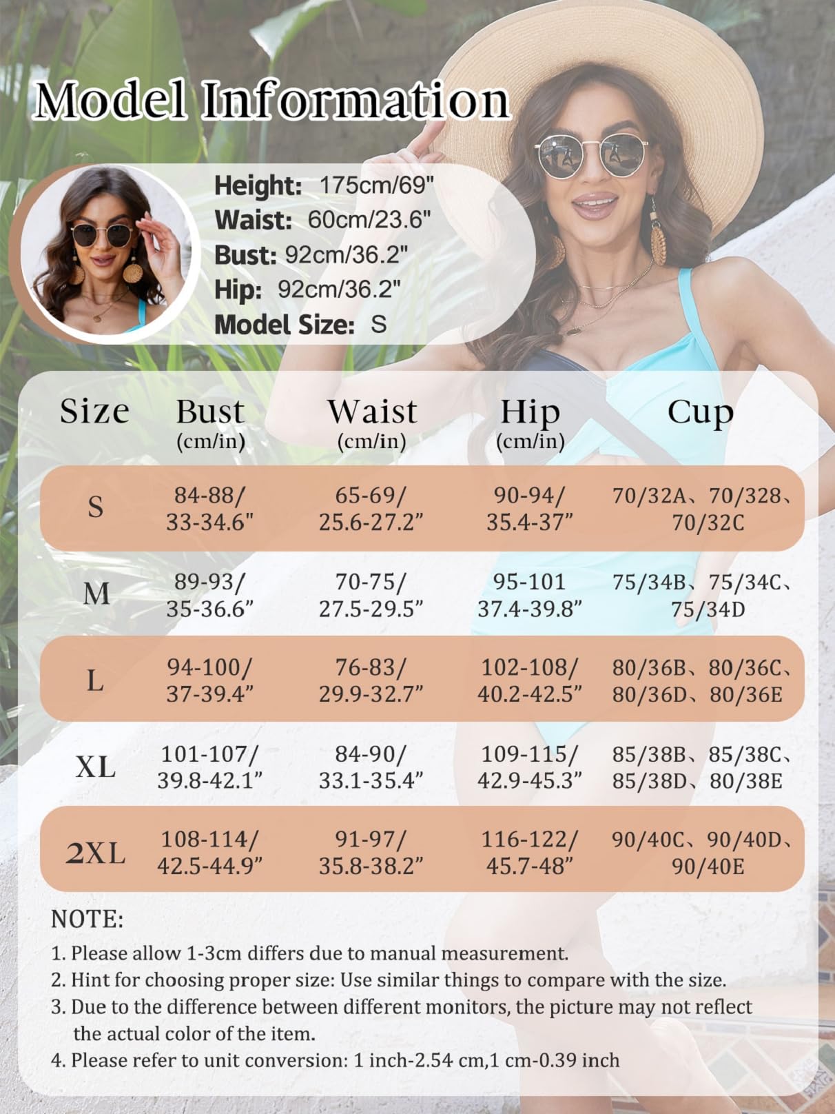 CheChury Women's One Piece Swimsuit - Push Up High Waist Tummy Control Halter Bathing Suit for Beach, Pool & Vacation | Sexy Swimwear for Summer, Swimming & Water Sports