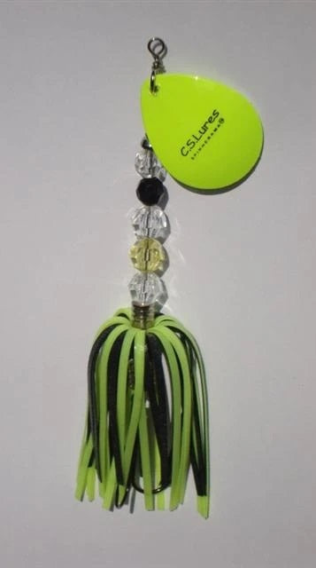 C.S. Lures #5 Inline Spinner - Premium Fishing Lure for Trout, Bass & Walleye - Perfect for Freshwater & Saltwater Fishing Trips