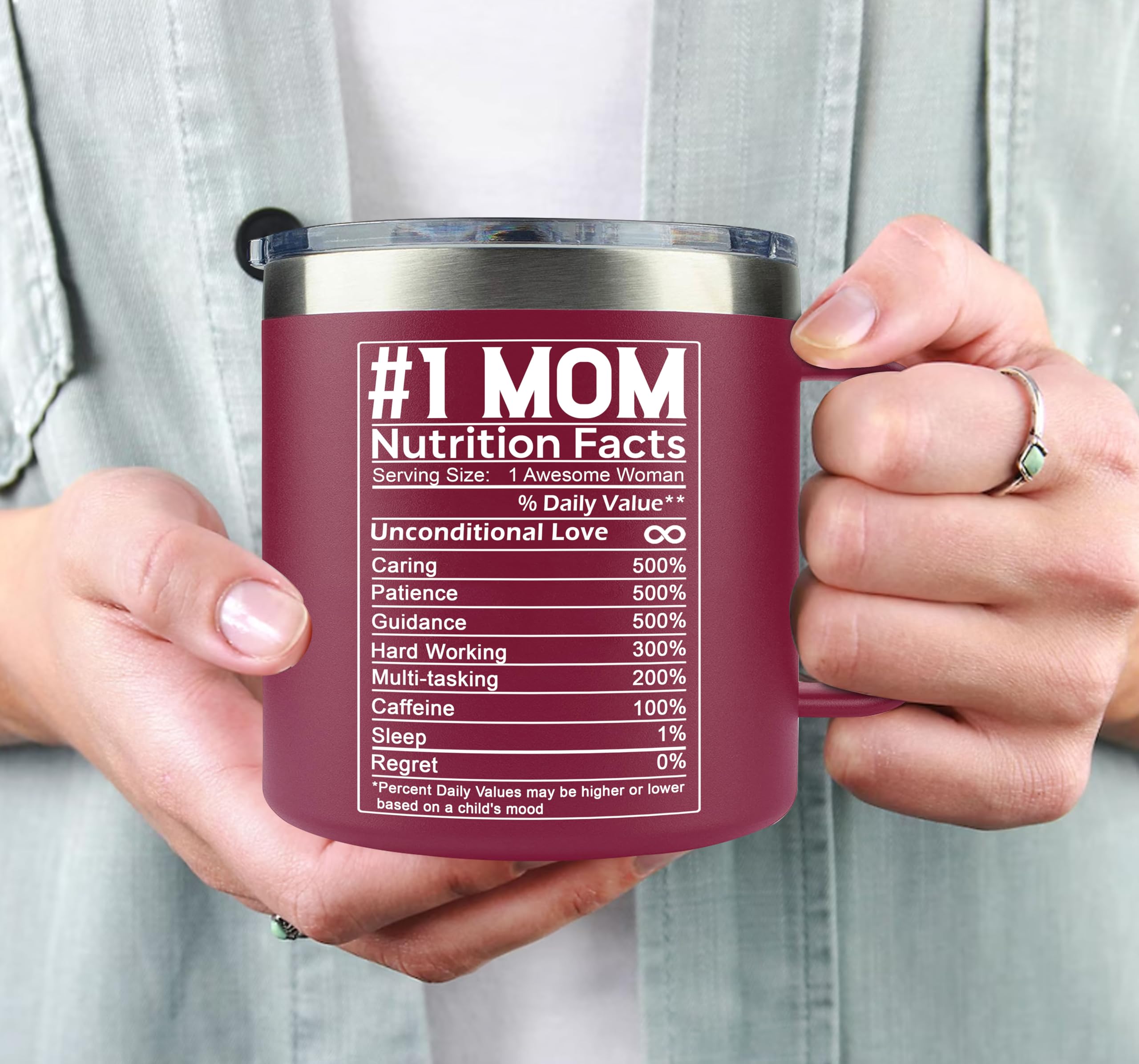 Best Mother's Day Gifts for Mom - Funny Novelty Coffee Mug 14Oz - Perfect Birthday & Christmas Present from Daughter or Son - Great for Tea, Coffee & Office Use