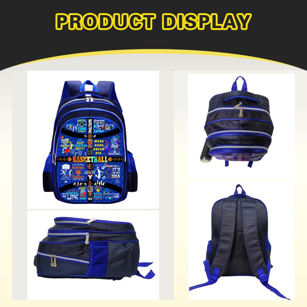Basketball Backpack for Men & Women - Laptop Daypack for Travel & Hiking