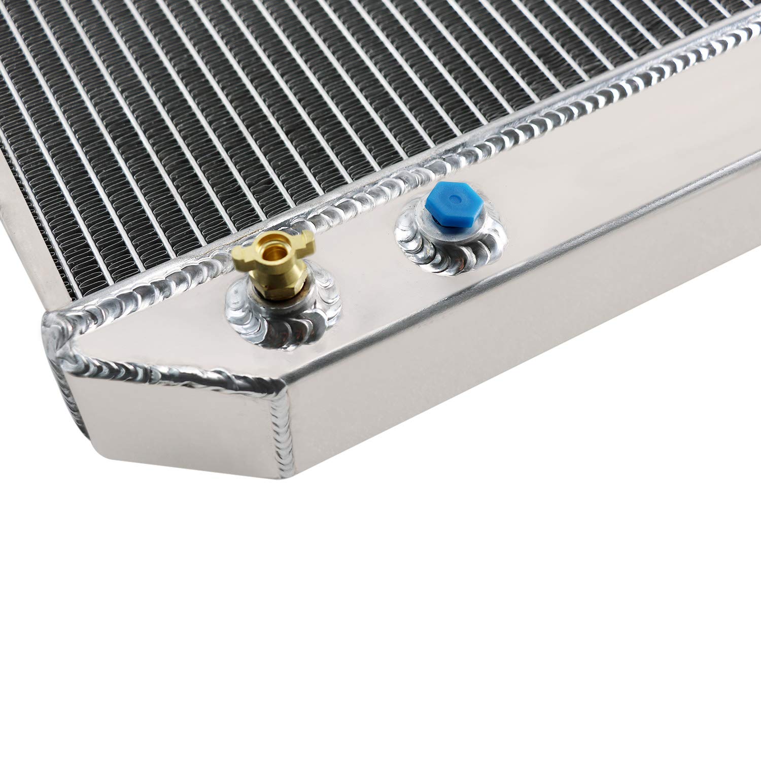 High-Performance Aluminum Radiator for 1970-1979 Dodge B100 B300 Challenger Charger Coronet D100-D300 Ramcharger W100-W300 & Plymouth Barracuda PB200 Satellite - Perfect for Engine Cooling & Off-Road Adventures