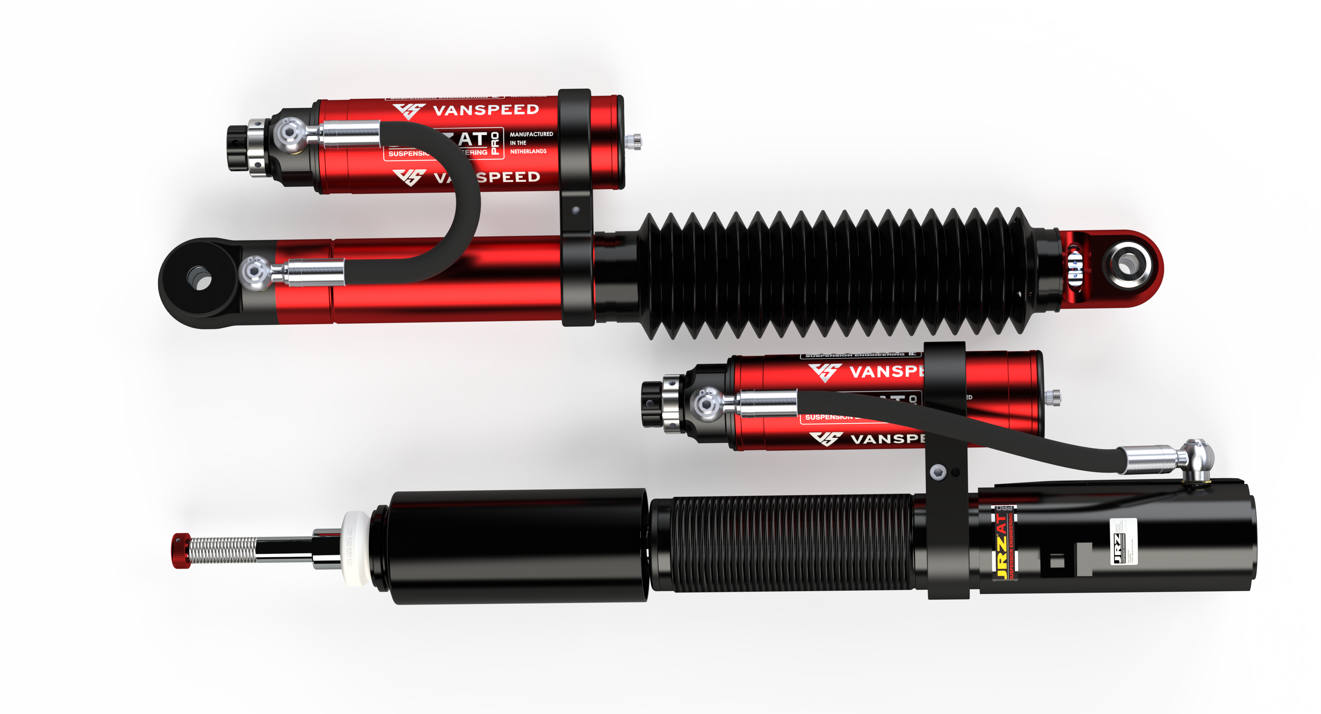 JRZ Vanspeed AT Pro 3 Performance Suspension System - Off-Road Racing & High-Performance Vehicle Upgrade for Trucks, SUVs & Rally Cars | Perfect for Track Days, Baja Racing & Extreme Terrain Adventures