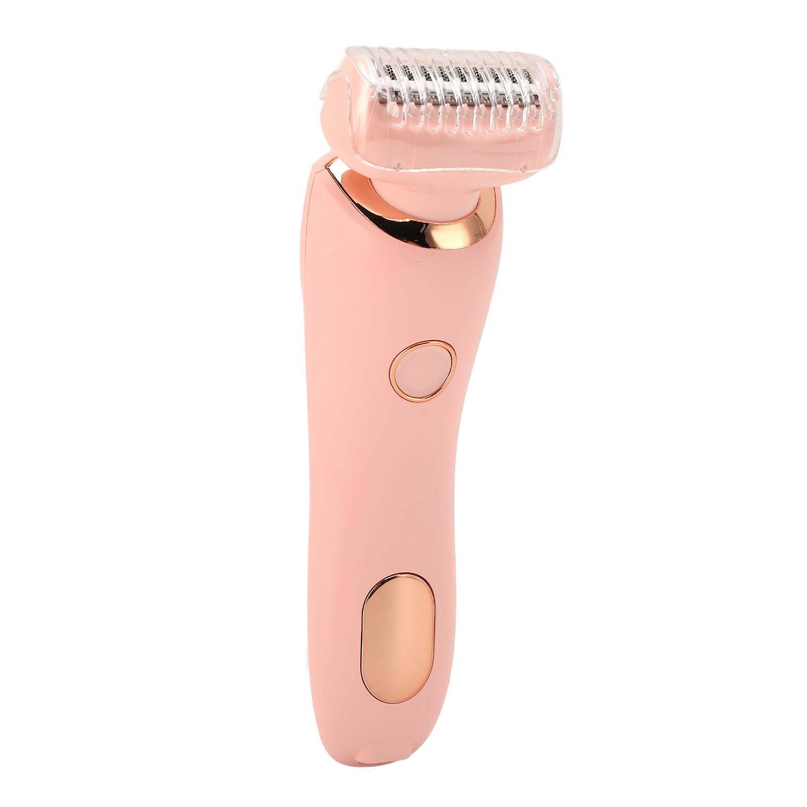Electric Hair Removal Device for Women - 2 in 1 Rechargeable Epilator with Interchangeable Heads, Painless Hair Remover for Face & Body - Perfect for Pregnancy Care & Smooth Skin (Pink) | At-Home Hair Removal & Beauty Routine