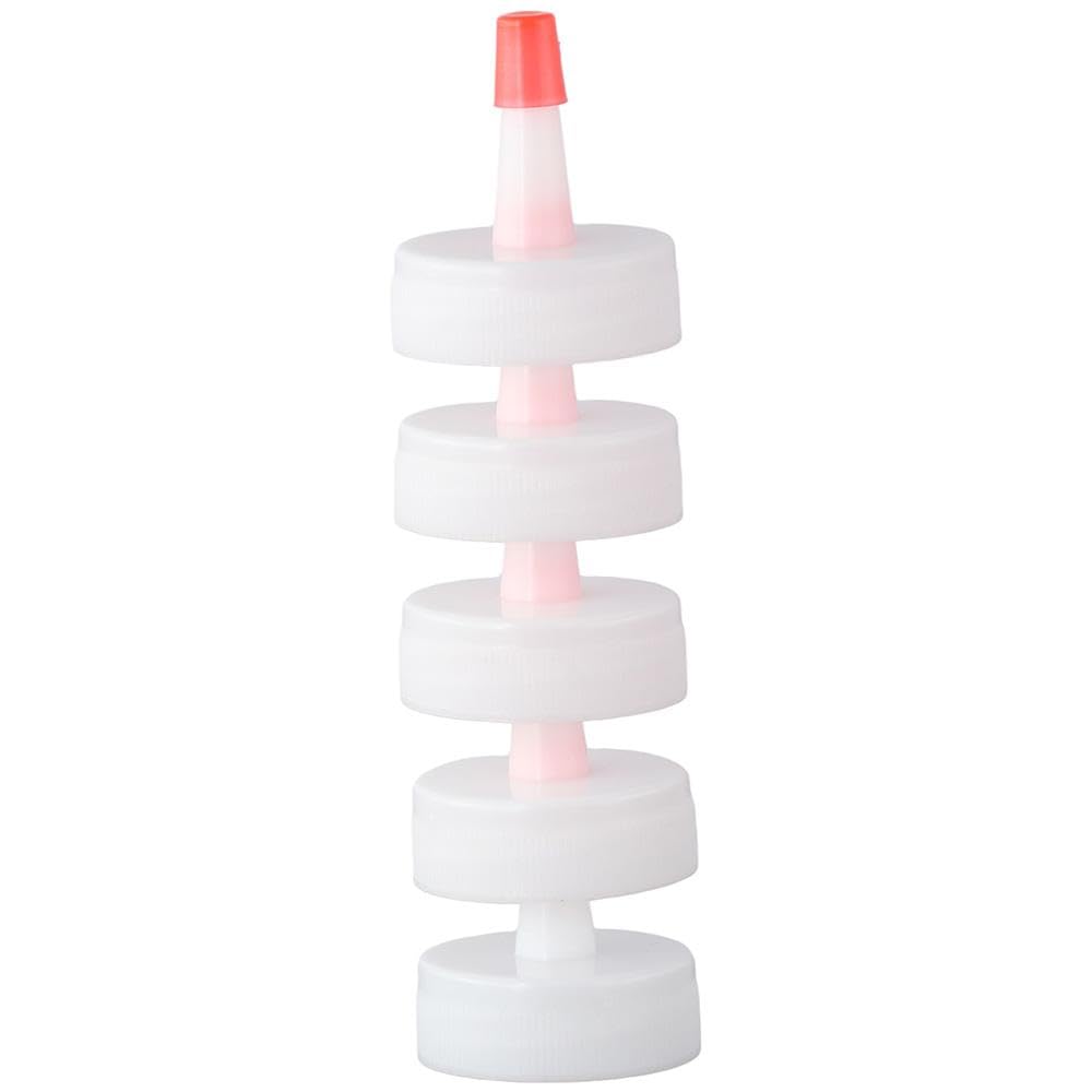 Plastic Replacement Caps for Squeeze Bottles - Multifunctional Dispensing Caps for Seasoning, Glue & Paint Bottles - Perfect for Kitchen, Crafting & DIY Projects