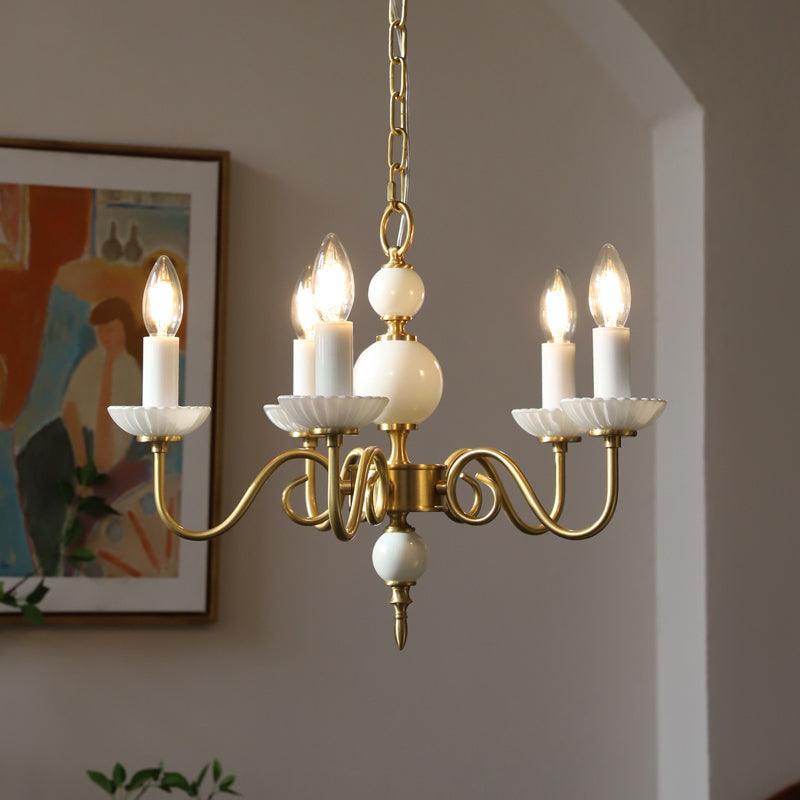 Brass & White
