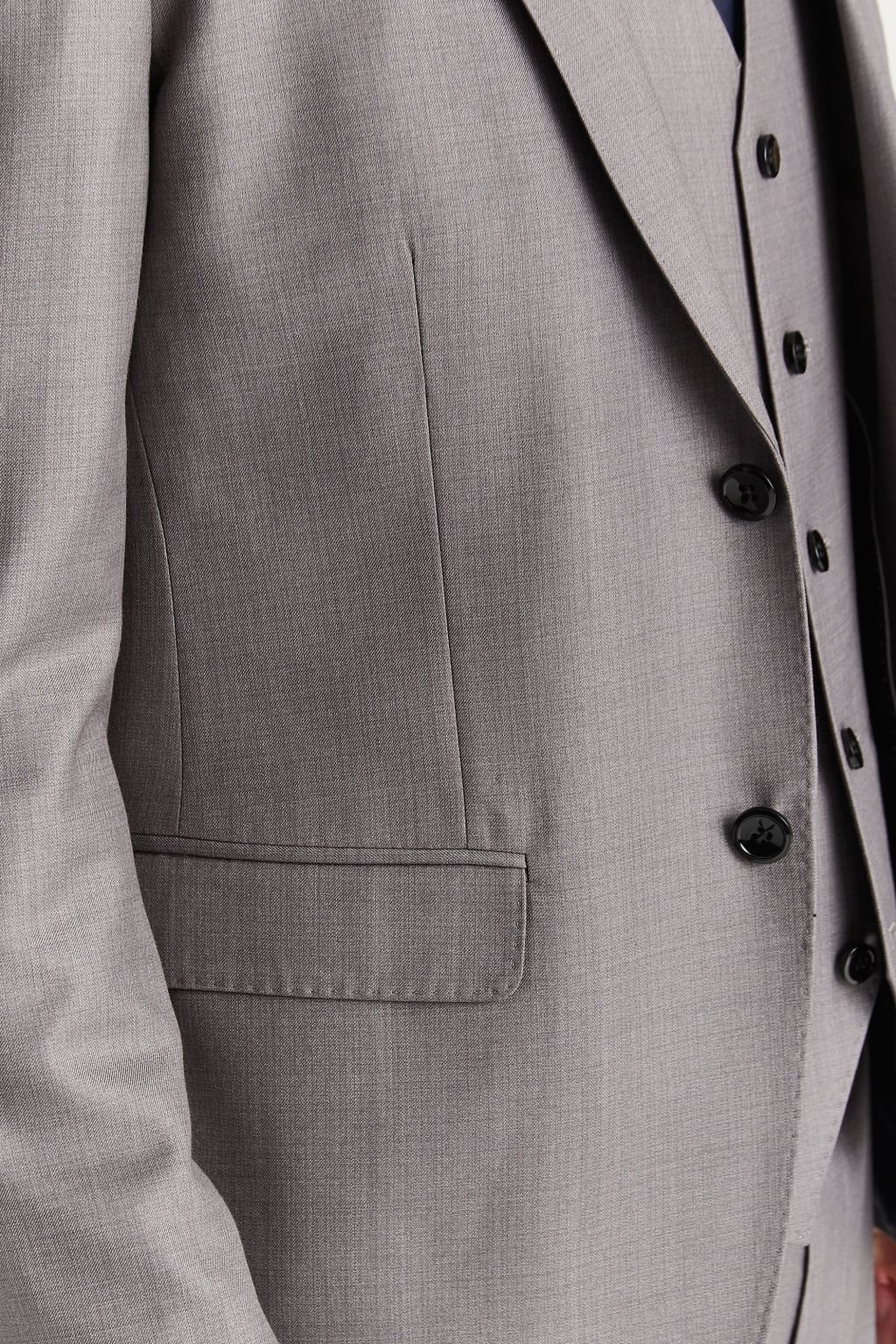 Edward Grey Men's Three Piece Suit | Premium Formal Business Attire | Perfect for Weddings, Office & Special Occasions