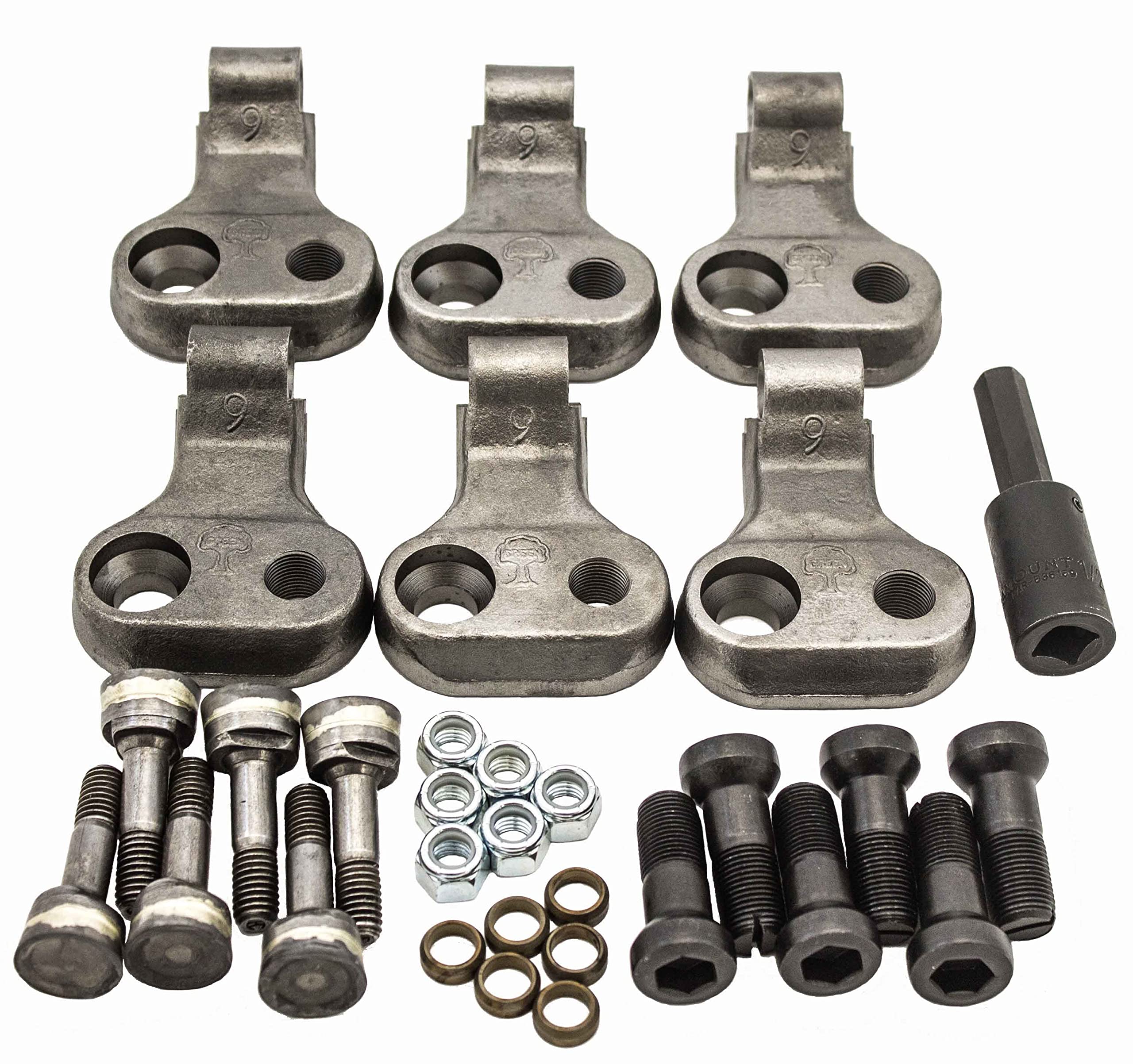 Greenteeth® 6 Pocket Performance Upgrade Kit for Rayco Jr & Super Jr Stump Grinders - 1/2