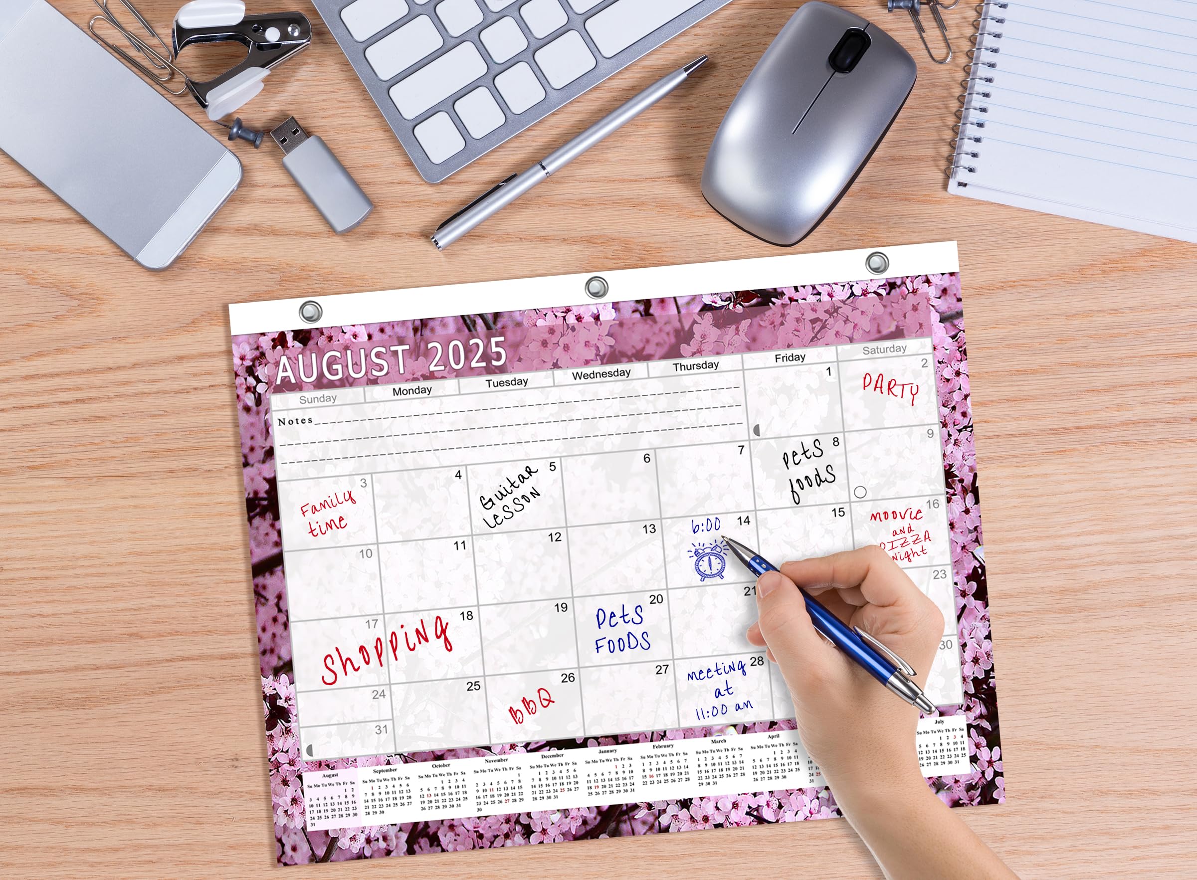 2025-2026 Student Planner | 12-Month Academic Calendar for College & High School | 3-Ring Binder, Desk or Wall Organizer | School & Office Supplies | Made in USA (Edition #021) | Perfect for Class Schedules, Homework Tracking & Time Management