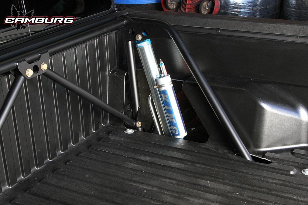 2005-2023 Toyota Tacoma 4WD Long Travel Rear Bedcage - Heavy Duty Off-Road Truck Accessory for Baja Racing & Overlanding Adventures