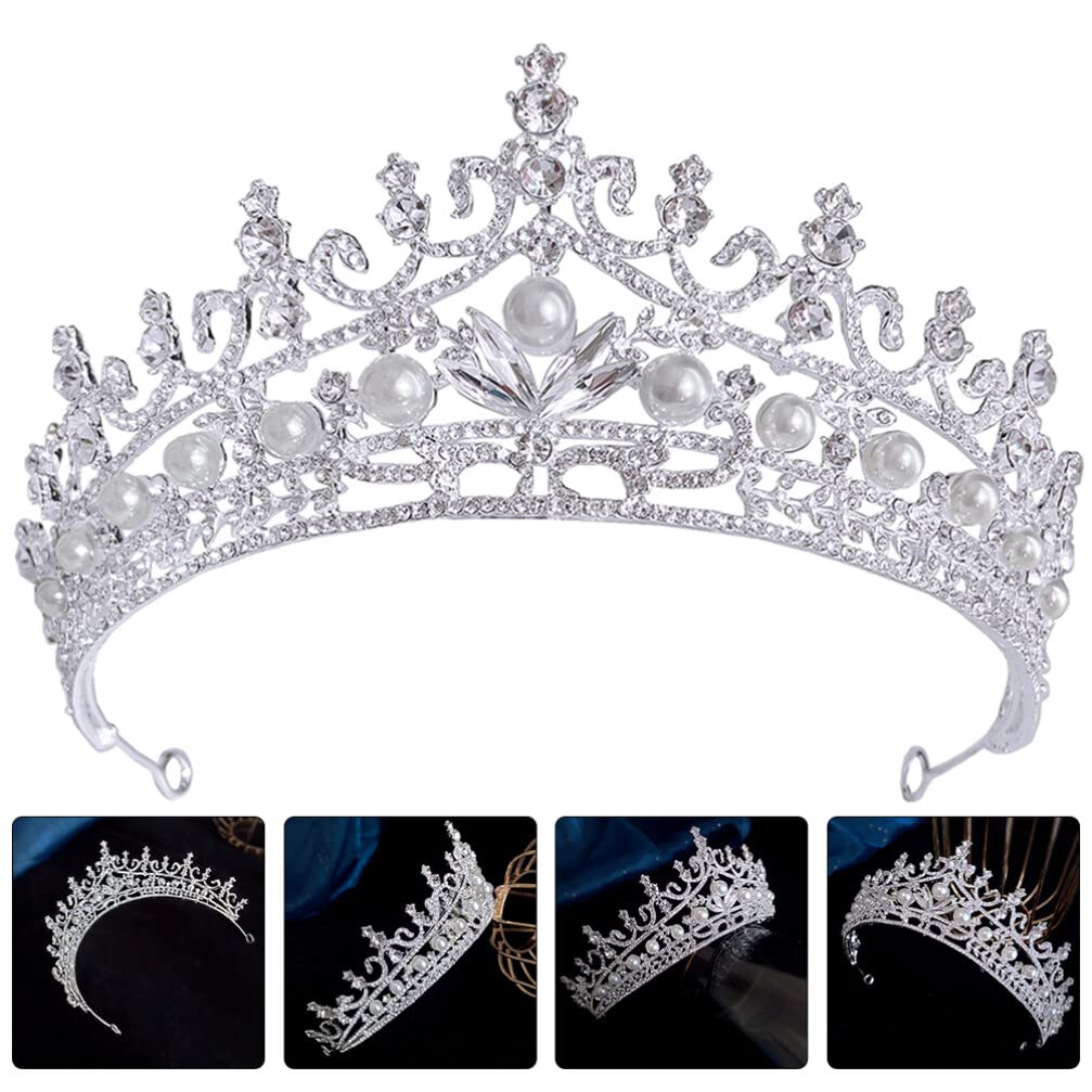 FOMIYES Elegant Wedding Tiara for Women - Zinc Alloy Bridal Crown Headpiece for Bride, Bachelorette & Bridesmaids - Perfect for Weddings, Birthday Parties & Fairy-Themed Events