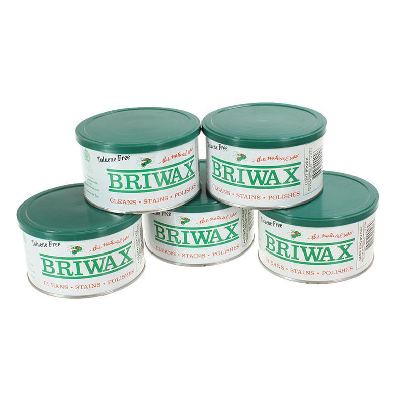 BRIWAX 1 lb Cans - 5 Color Options for Wood Furniture Restoration & Finishing | Ideal for DIY Projects, Antique Refinishing & Home Decor