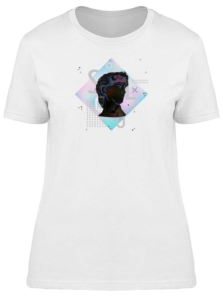 Vintage Greek Man Head Sculpture T-Shirt for Men - Retro Art Graphic Tee for Casual Wear, Street Style & Urban Fashion