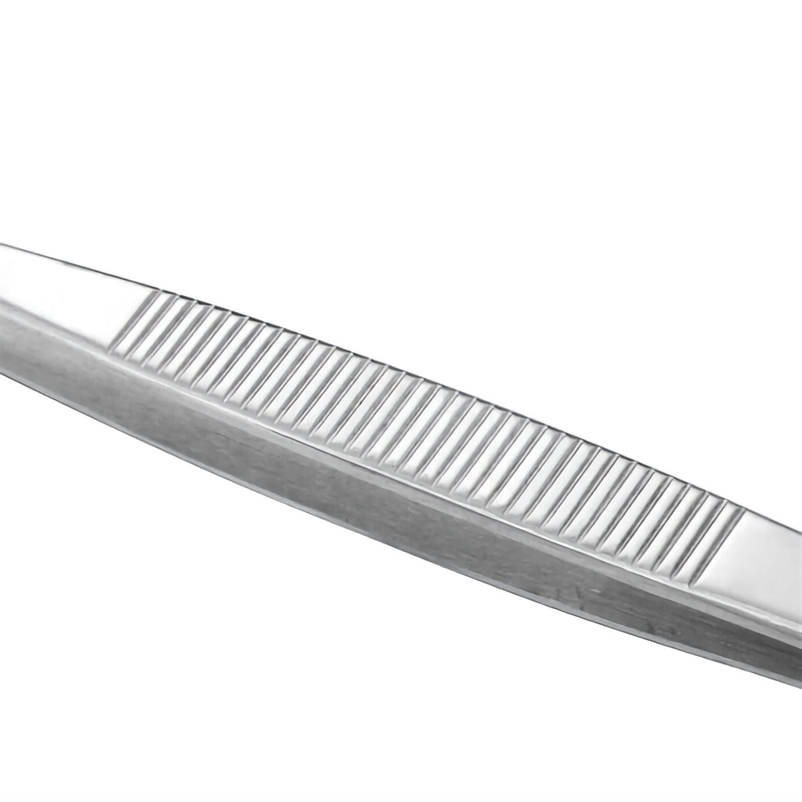 Premium 304 Stainless Steel Anti-Slip Round Tooth Tweezers - Thickened & Hardened Non-Magnetic Lab Tweezers for Electronics Repair, Jewelry Making, and Precision Crafting