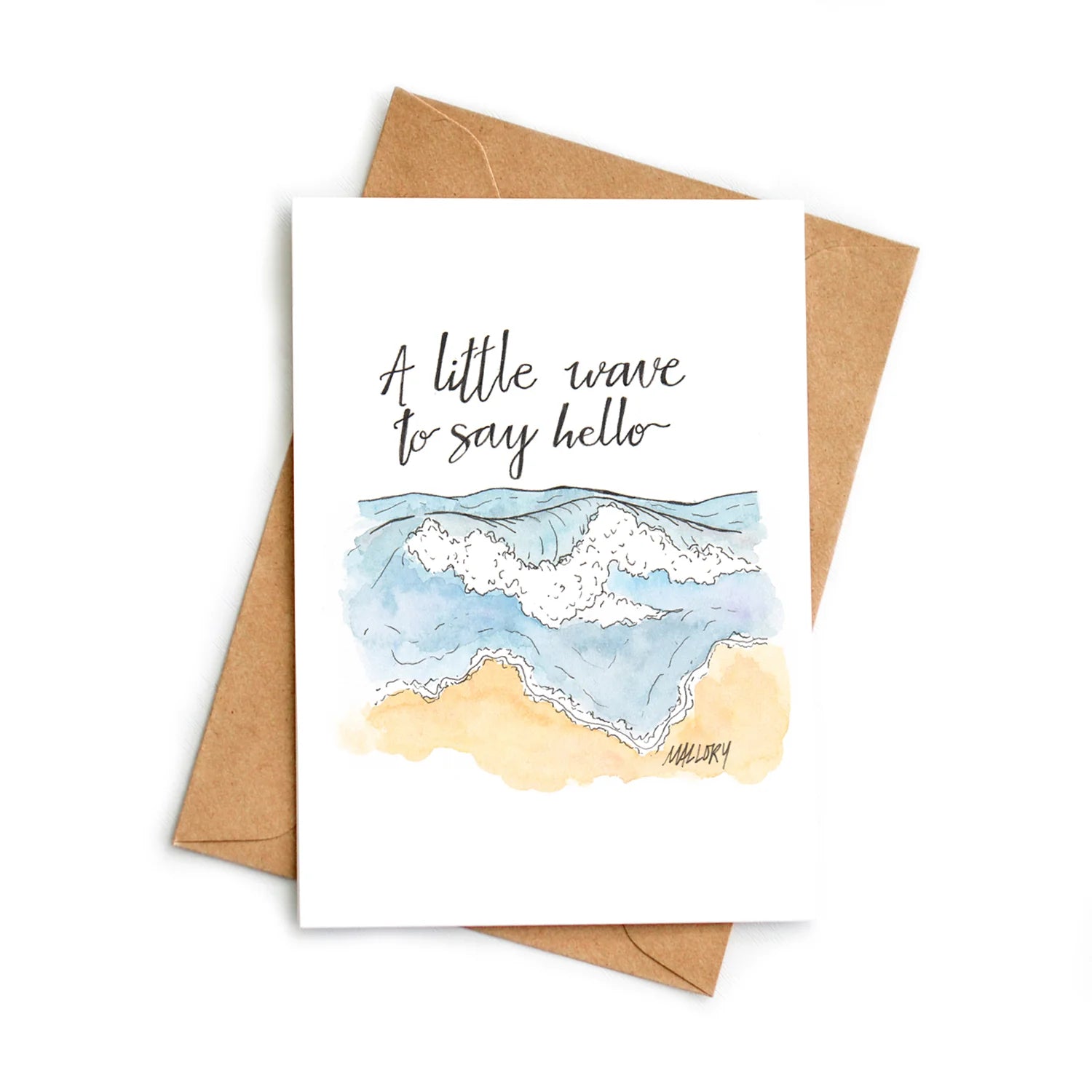 A Little Wave Anytime Greeting Card - Perfect for Birthdays, Thank You Notes & Everyday Encouragement