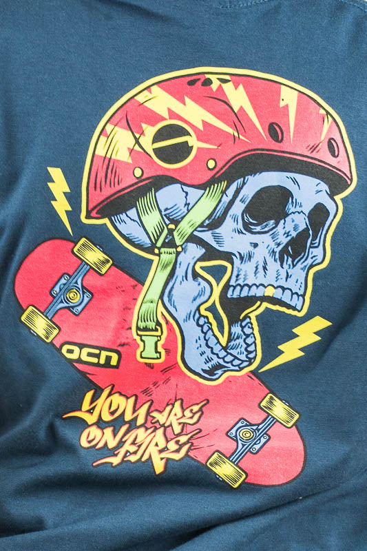 Premium OCN RMC N T-Shirt - High-Quality Indigo Dye 079 - Perfect for Casual Wear, Street Style & Everyday Comfort