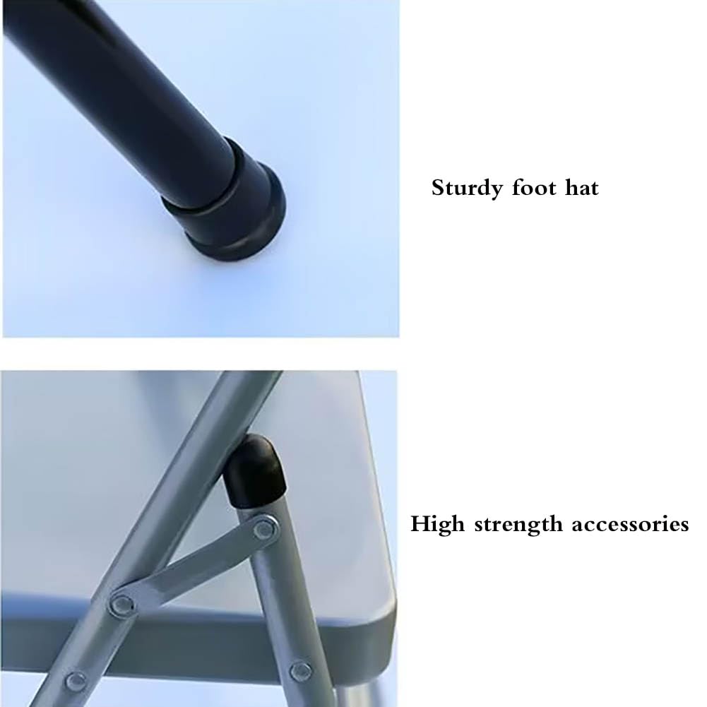 Iyengar Yoga Chair - Backless Metal Yoga Assist Chair for Deepening Poses, 48cm Seat Height - Perfect for Home Yoga Practice, Studio Sessions & Advanced Asana Training