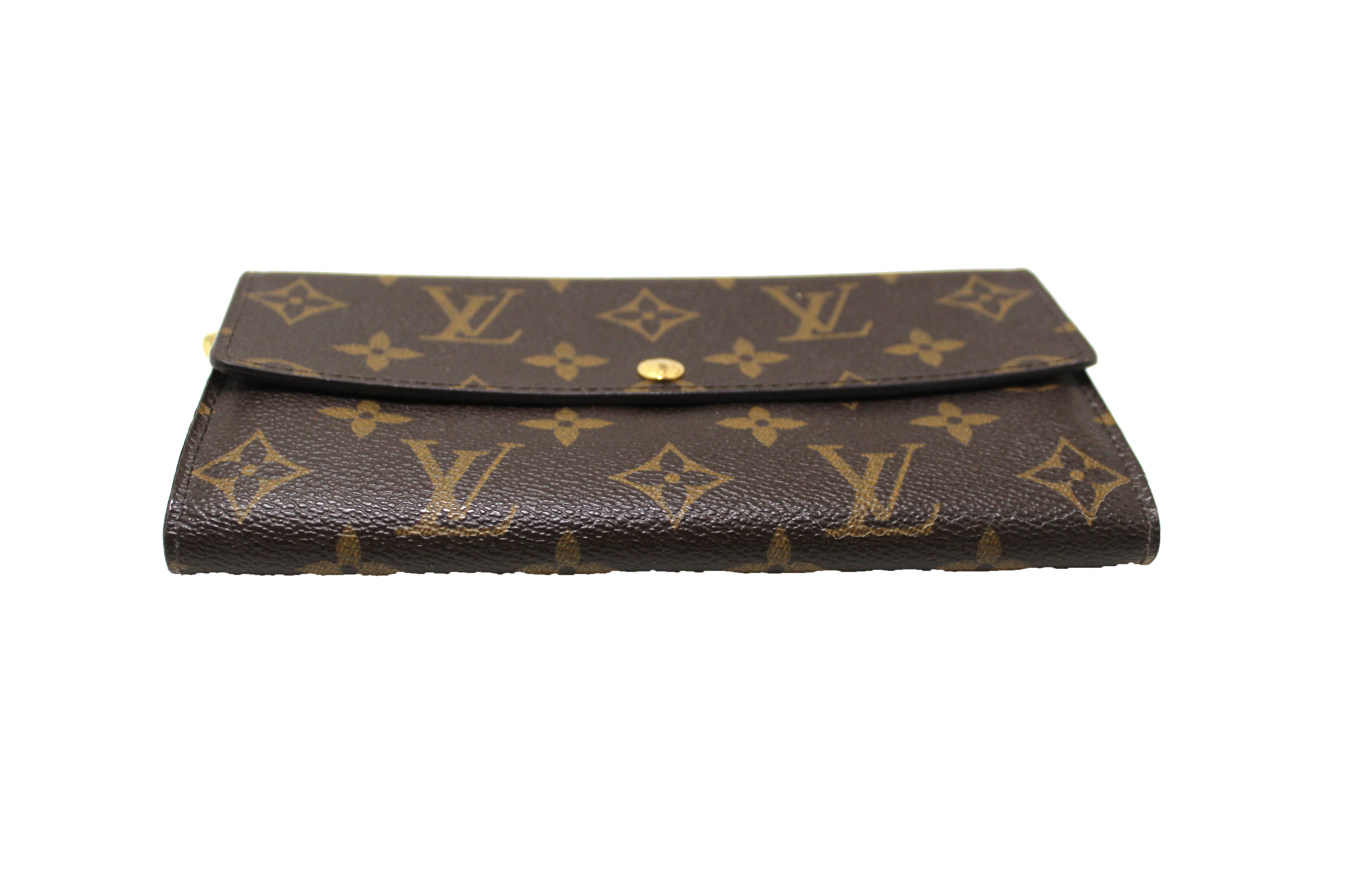 Authentic Louis Vuitton Monogram Sarah Wallet - Luxury Women's Zip Around Wallet with Multiple Card Slots & Coin Pocket - Perfect for Everyday Use, Travel & Gift Giving
