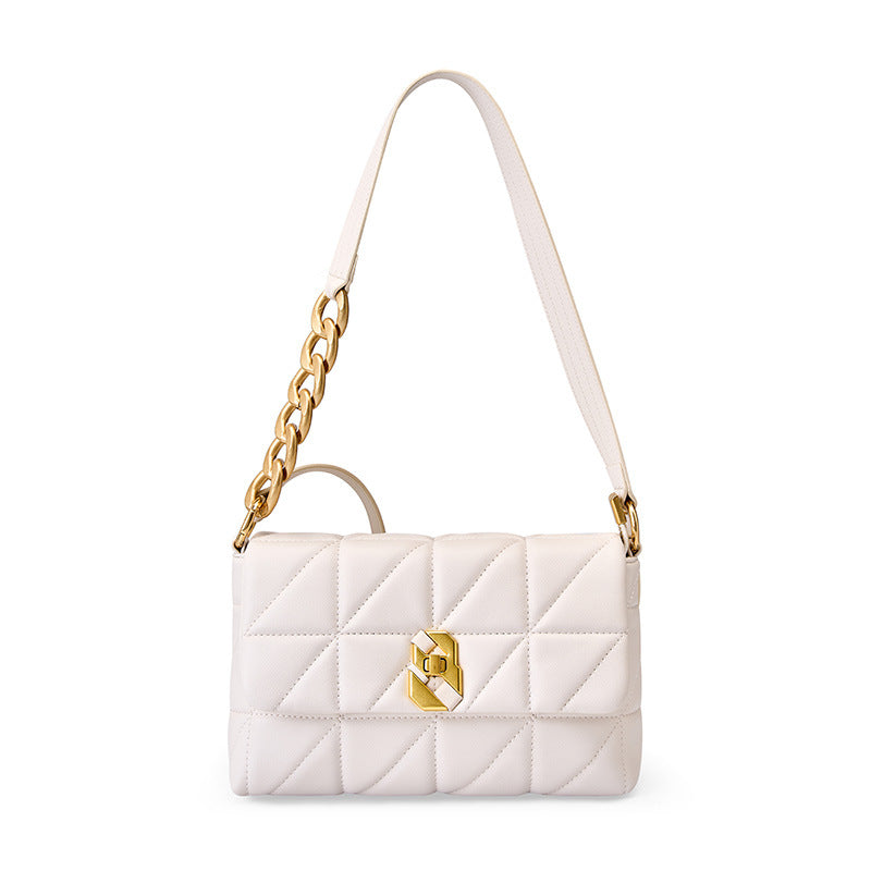 Trendy Quilted Handbag for Women - Fashionable & Durable Crossbody Purse for Work, Travel & Everyday Use