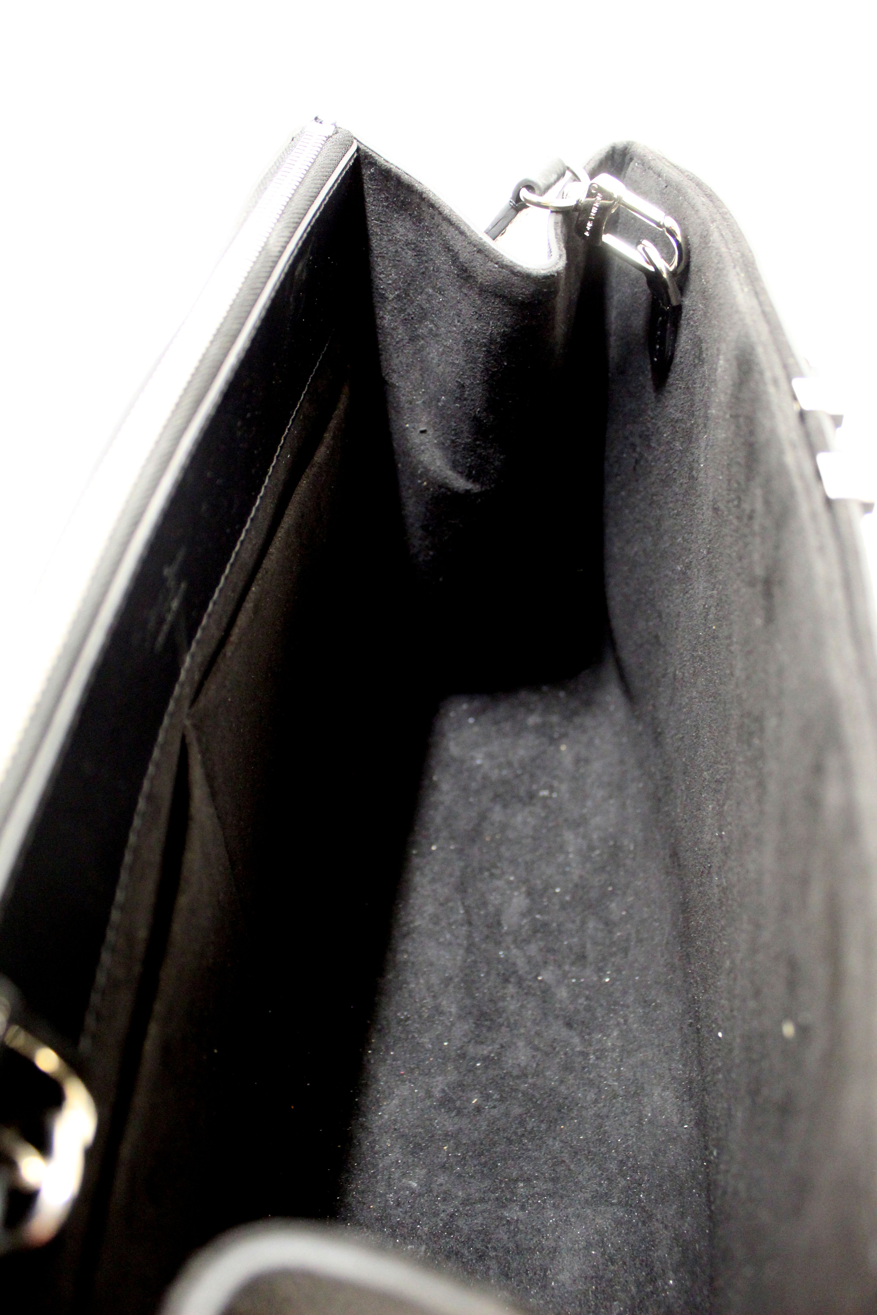 Authentic Louis Vuitton Black Epi Leather Grenelle MM Tote Bag for Women - Luxury Designer Handbag for Work, Travel & Everyday Use