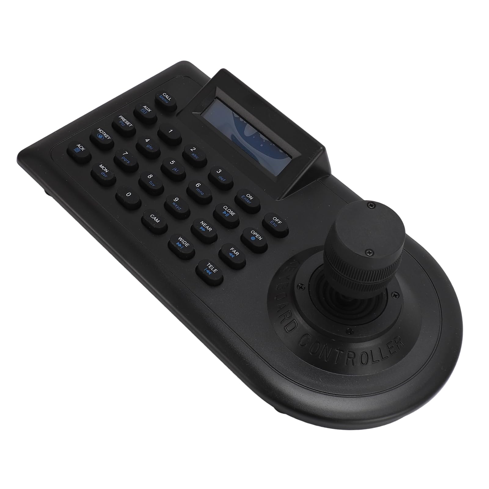 PTZ Keyboard Controller - 3D Joystick with Adapter for NVR DVR Security Systems | Efficient PTZ Camera Control | User-Friendly Design with US Plug | Perfect for Surveillance Rooms & Security Monitoring Stations