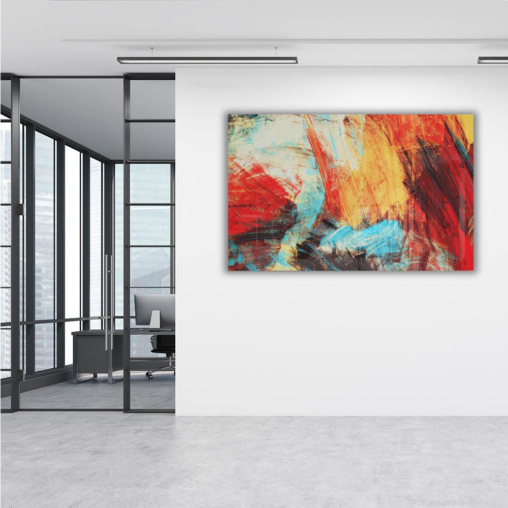 Abstract IV Art Print - Modern Abstract Wall Decor for Living Room, Bedroom & Office - Premium Canvas Painting for Home & Office Decoration - Perfect for Gifts & Interior Design