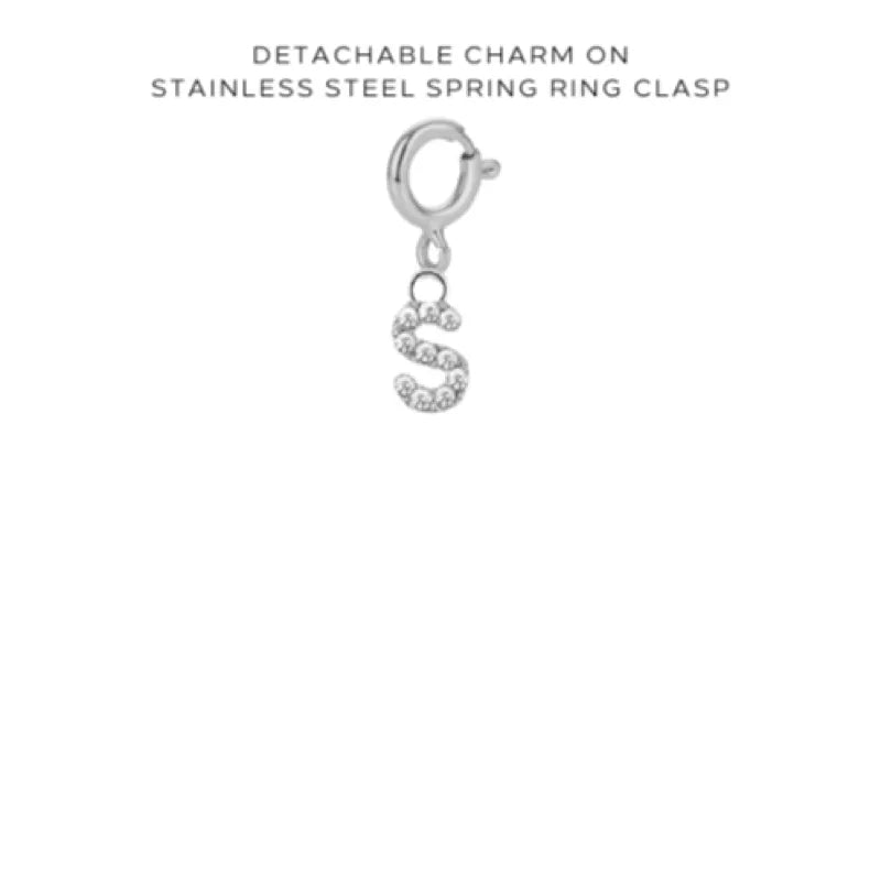 Personalized Initial, Number & Assorted Charms with Detachable Clasp - Custom Name Necklace Pendant for Jewelry Making - Perfect for DIY Crafts, Gifts & Fashion Accessories (Price: $8.00)