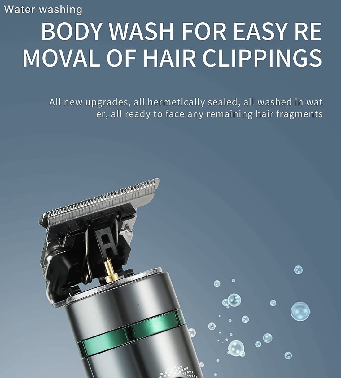 Professional 2-in-1 Electric Hair Clipper & Nose Trimmer for Men - USB Rechargeable Beard Shaver with Stainless Steel Washable Blades - Perfect for Home Grooming, Travel & Barber Use