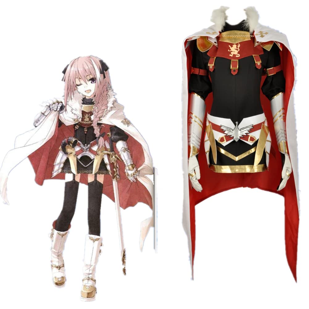 Anime Fate/Apocrypha Astolfo Cosplay Costume - Full Set Carnival Halloween Christmas Party Outfit for Anime Conventions & Themed Events