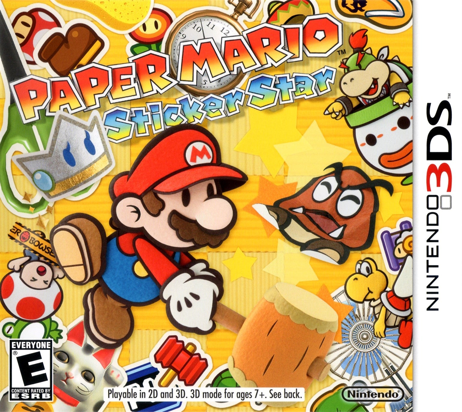 Paper Mario: Sticker Star - Nintendo 3DS Adventure Game | Fun Puzzle Solving & RPG Action for Kids & Adults | Perfect for Travel & Family Game Nights