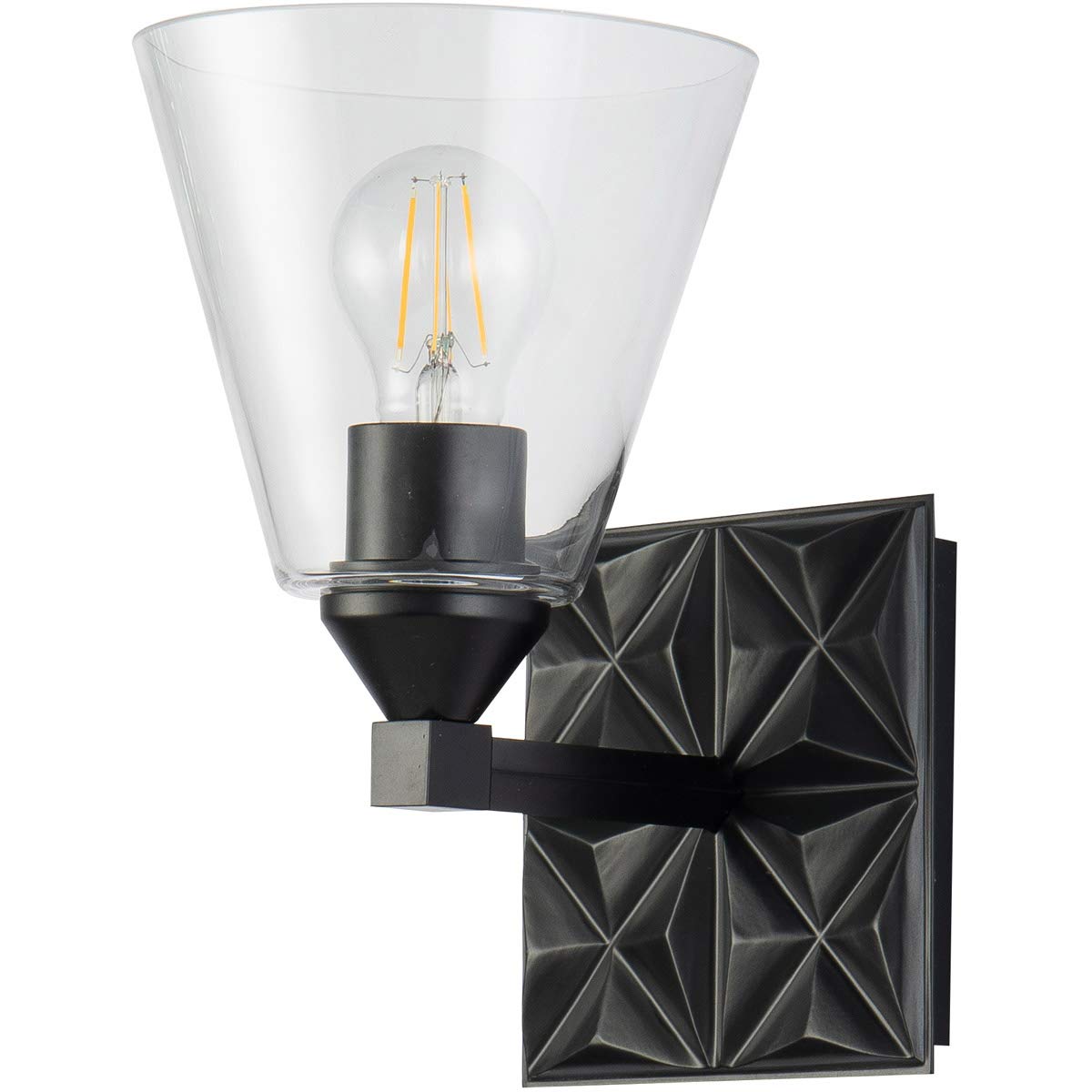 Lucas & McKearn BB1302MB-1 Alpha Modern Bathroom Vanity Light - Brushed Nickel Finish, Dimmable LED Lighting for Bathroom Makeup Mirror & Vanity Area - Perfect for Home, Hotel, Spa Decor