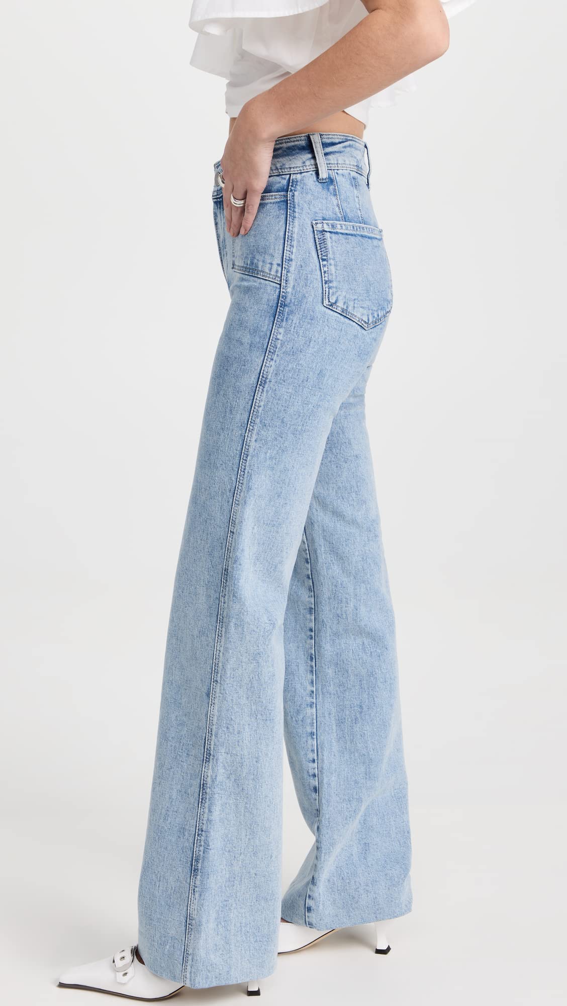 PAIGE Women's Leenah Alivia High-Rise Skinny Jeans - Stretch Denim Pants for Everyday Comfort | Perfect for Work, Casual Outings & Date Nights